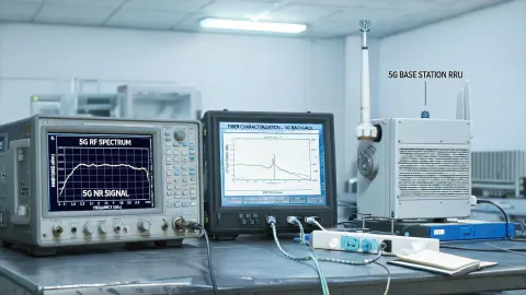 Telecom network RF verification