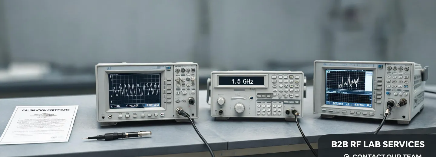 RF lab measurement documentation background